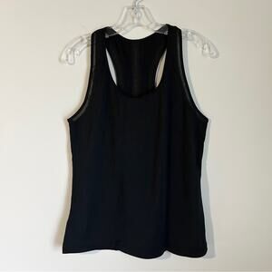 GapFit Black Scoop Neck Racerback Moisture-Wicking Workout Tank Top Size Large